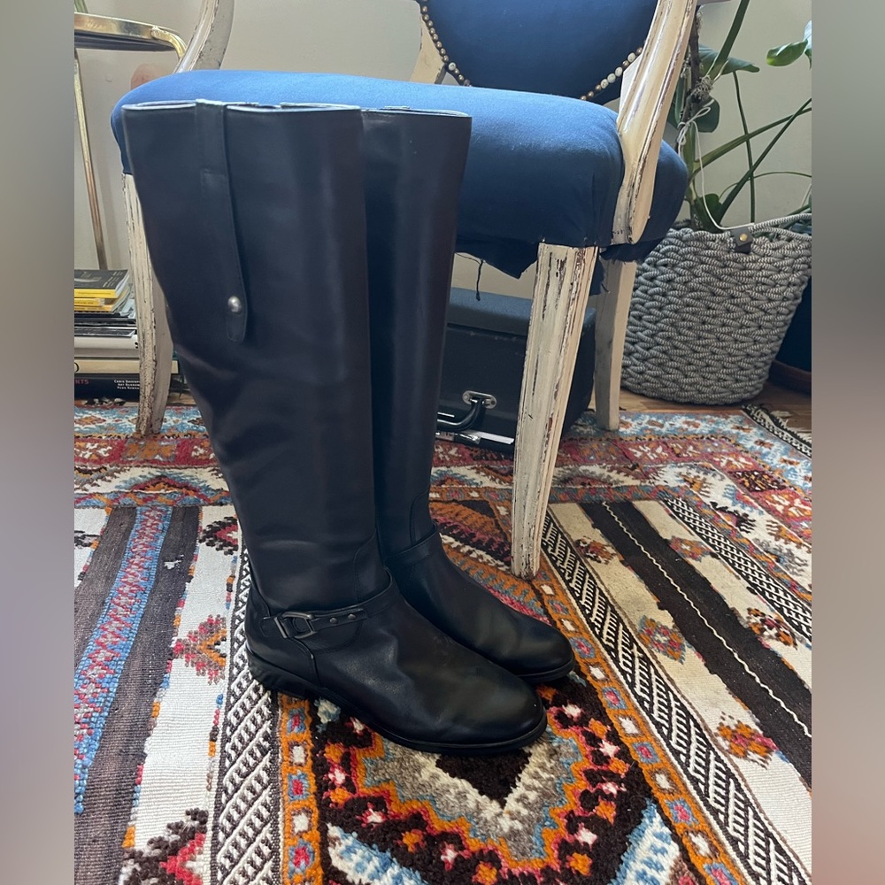 Charles by Charles David Black Leather Boots